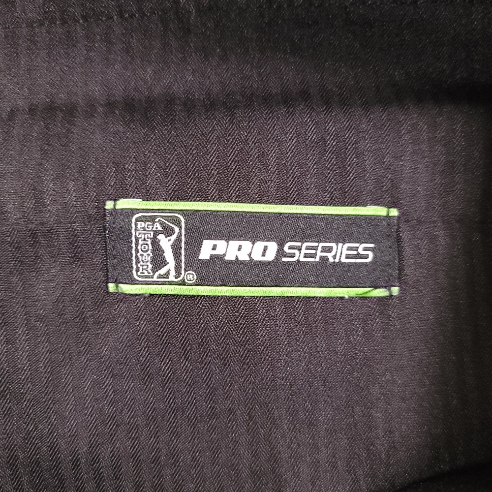 PGA Tour Pro Series Golf Pants Mens 38x30 Black Stretch Performance - Picture 8 of 11